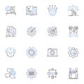 Preferences line icons collection. Choices, Likes, Dislikes, Tastes, Favourites, Desires, Needs vector and linear