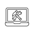 Preferences Outline Vector Icon that can easily edit or modify.