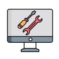 Preferences Vector icon which can easily modify or edit . Royalty Free Stock Photo