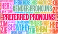Preferred Pronouns Word Cloud