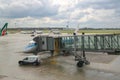 Preflight service of the planes in Warsaw Chopin Airport, Poland