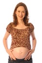 Preg Lady 4 Royalty Free Stock Photo