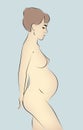 Pregnancy Abstract Royalty Free Stock Photo