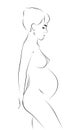 Pregnancy Abstract Royalty Free Stock Photo
