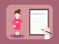 Pregnancy care concept