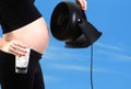 Pregnancy hormones and hot flash