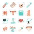 Pregnancy Newborn Icons