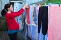 Pregnancy - pregnant woman housework