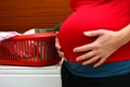 Pregnancy - pregnant woman housework