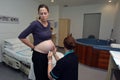 Pregnancy - pregnant woman natural water birth