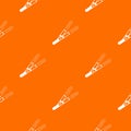 Pregnancy tests pattern vector orange