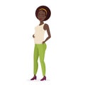 Pregnant african woman