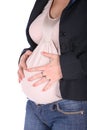 Pregnant belly Royalty Free Stock Photo