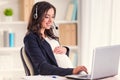 Pregnant Business Woman Royalty Free Stock Photo