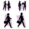 Pregnant Businesswoman At Work Royalty Free Stock Photo