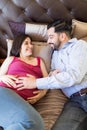 Pregnant Couple Expecting Their First Child