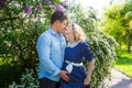 Pregnant couple Royalty Free Stock Photo