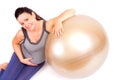 Pregnant gym Royalty Free Stock Photo