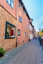 Pregnant house or Das Schwangere Haus in Luneburg. Germany Royalty Free Stock Photo