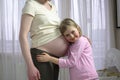 Pregnant hug