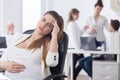 Pregnant with morning sickness