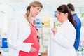 Pregnant pharmacist in protective employment ban