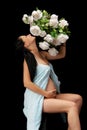 Pregnant with roses