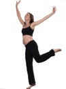 Pregnant Woman Balance Exercise