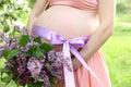 Pregnant Woman Belly Royalty Free Stock Photo