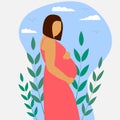 Pregnant woman. Childbirth, medicine