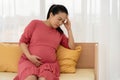 Pregnant women feel headaches and fever