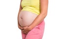 Pregnant woman with frequent urination problem