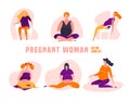 Pregnant Woman Icons