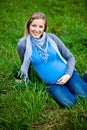 Pregnant woman outdoor