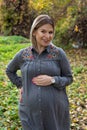 Pregnant woman outdoor