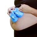 Pregnant woman's belly Royalty Free Stock Photo