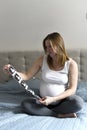 Pregnant woman ultrasound scan Royalty Free Stock Photo