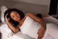 Pregnant woman unable to sleep