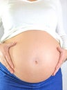 Pregnant womans belly