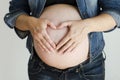 Pregnant women belly Royalty Free Stock Photo