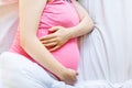 Pregnant young woman relaxing Royalty Free Stock Photo