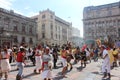 Prehispanic dancers in Mexico