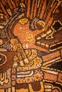 Prehispanic mosaic from seeds and grains