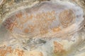 Prehistoric cave painting in Bhimbetka -India.