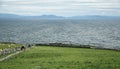 Prehistoric DÃÂºn Beag fort in Dingle Peninsula, Ireland with the view of the North Atlantic Ocean Royalty Free Stock Photo