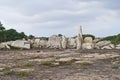 Prehistoric giant stone structure at Hagar Qim, Malta