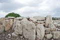 Prehistoric giant stone structure at Hagar Qim, Malta