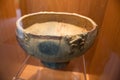 Prehistoric handmade elongated jug