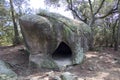 Prehistoric hole rock