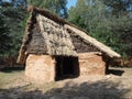 Prehistoric hut, Krzemionki, Poland Royalty Free Stock Photo